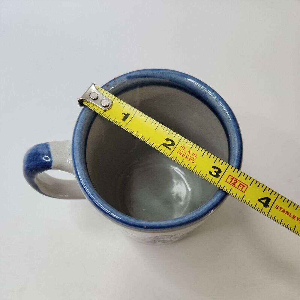 Louisville Stoneware Pottery I Luv You Dad Coffee Mug Child’s Drawing Cup USA - Picture 9 of 9